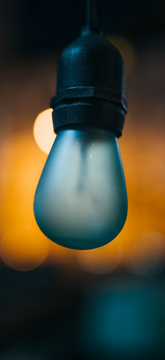 light bulb, blur, bokeh