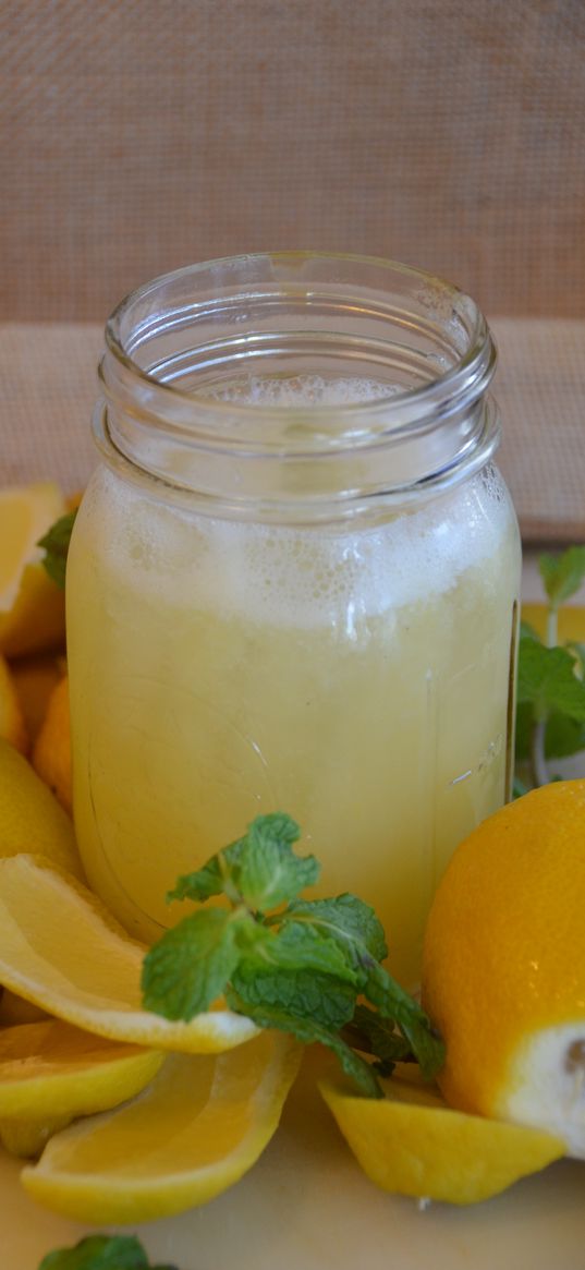 lemons, oranges, citrus, juice, jar