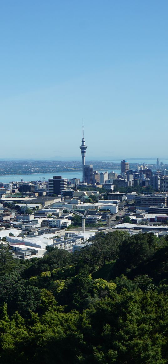 city, buildings, tower, aerial view, cityscape