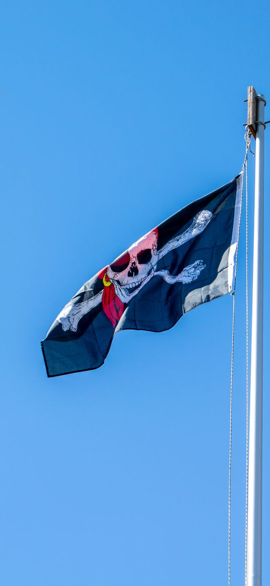 flag, skull, jolly roger, pirates