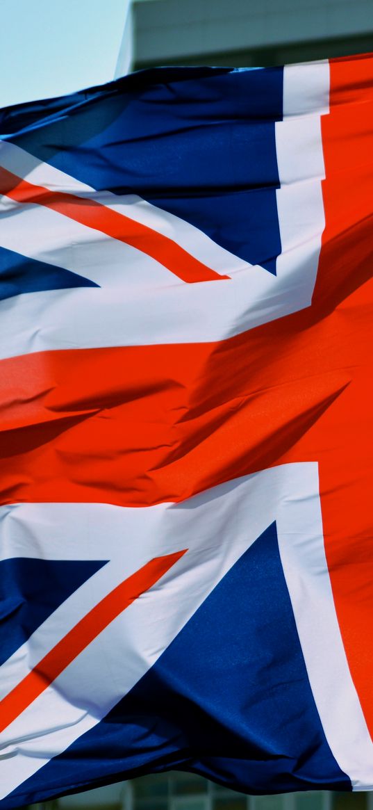 flag, fabric, folds, stripes, lines, uk