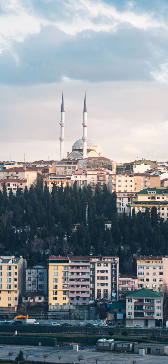 city, buildings, architecture, towers, cityscape, aerial view