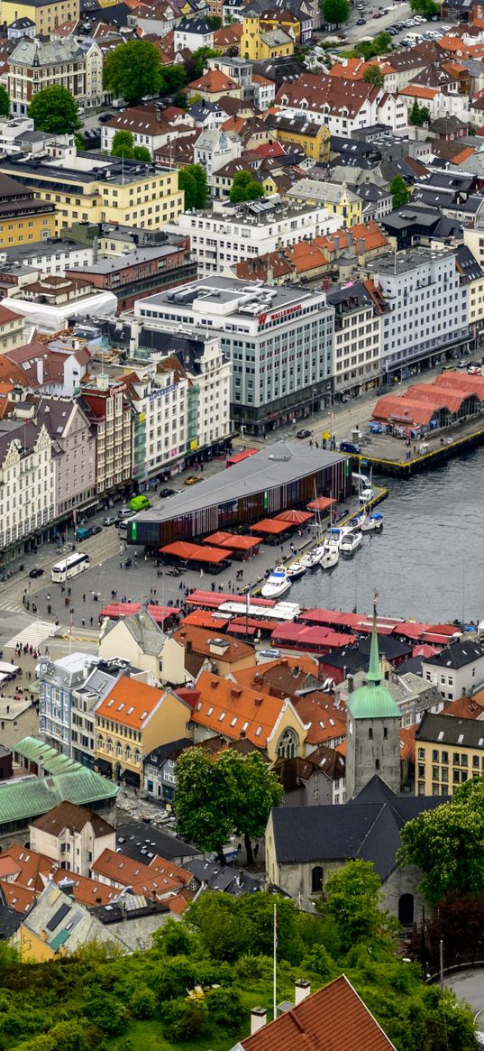 city, buildings, architecture, marina, aerial view, cityscape