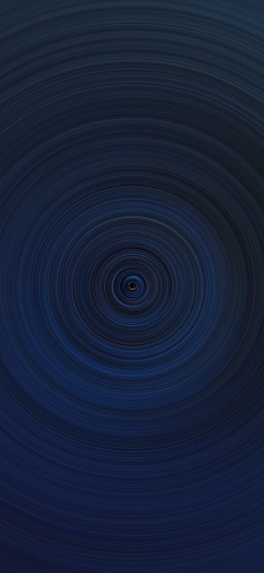 funnel, circles, abstraction, blue, dark