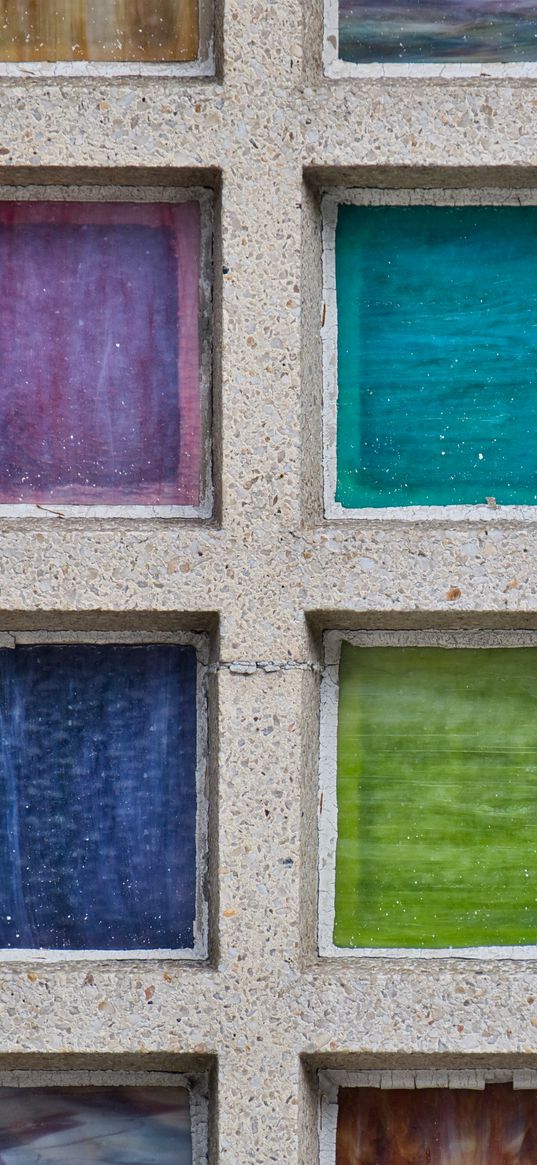 concrete, squares, colorful, texture