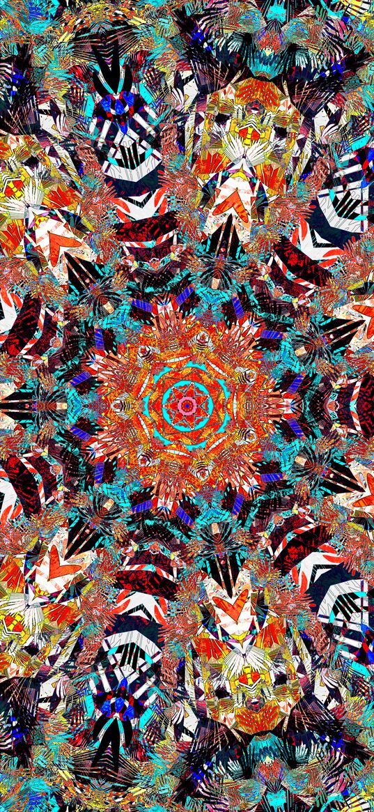 fractal, pattern, colorful, motley, abstraction