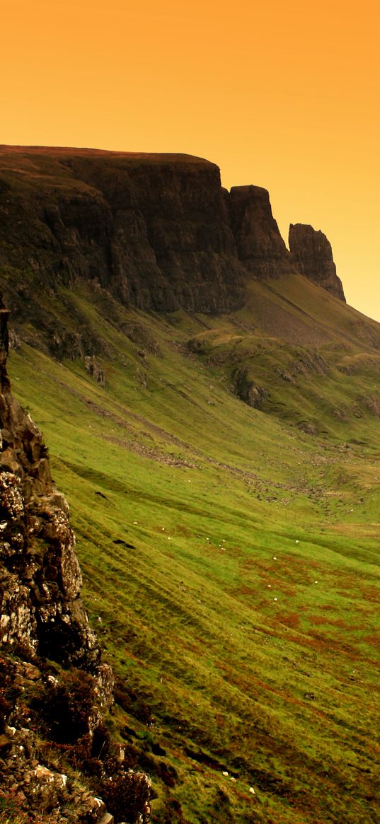 mountains, piedmont, landscape, nature