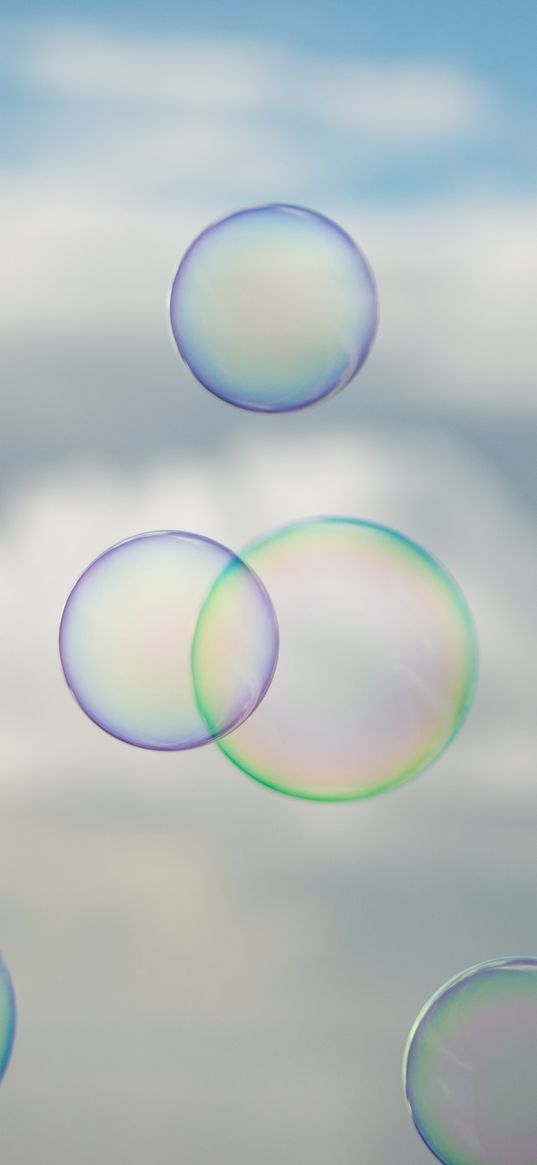 soap bubbles, bubbles, clouds, macro