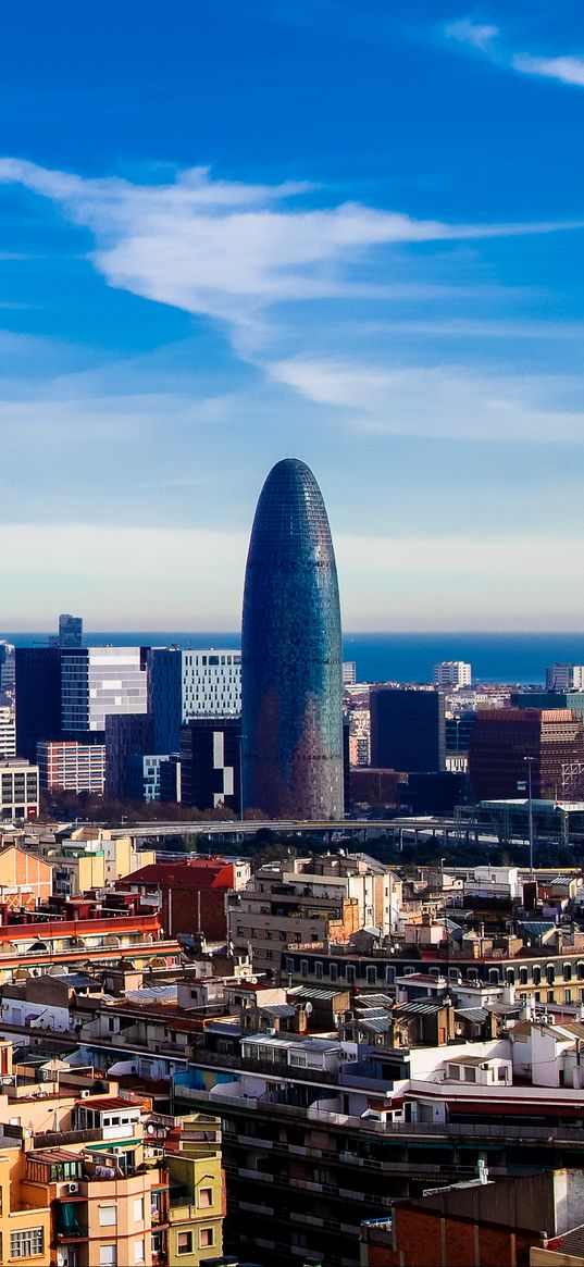 city, skyscraper, buildings, aerial view, cityscape