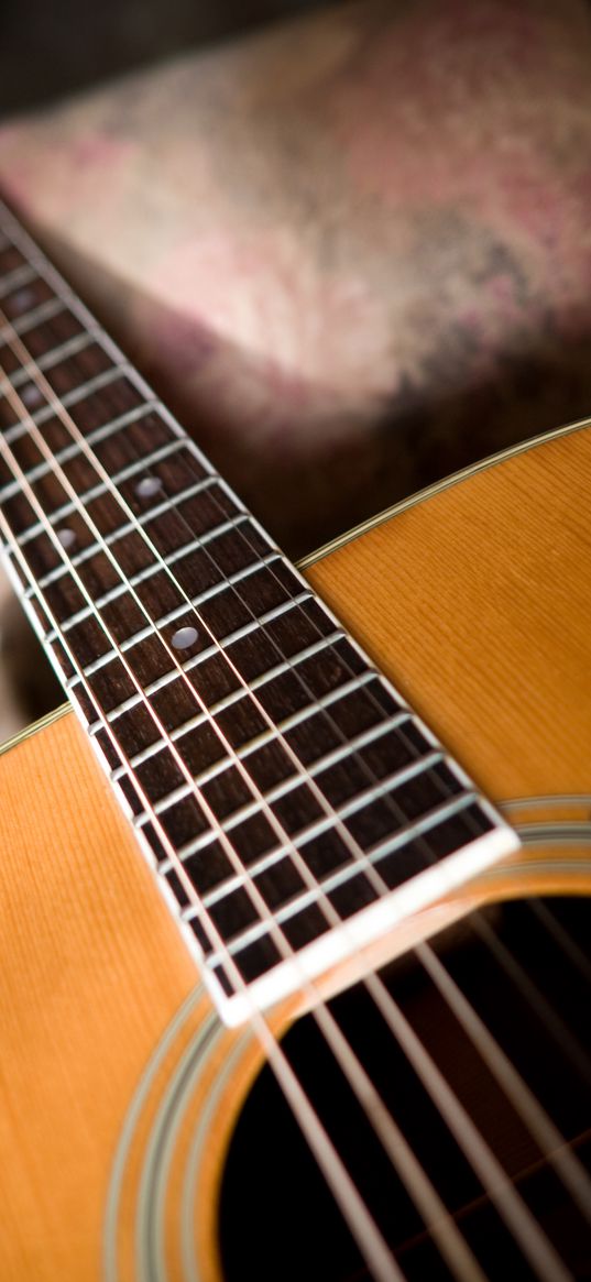 acoustic guitar, guitar, music, strings, fretboard