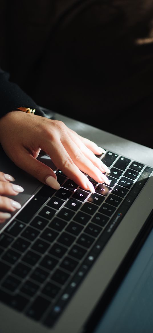 laptop, hands, work, aesthetics