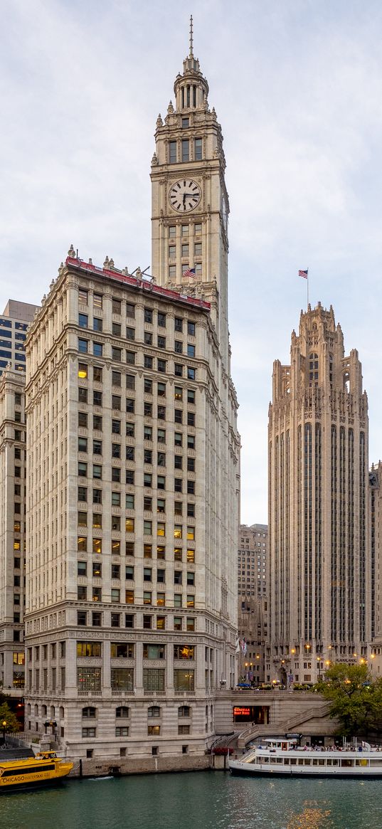 city, buildings, architecture, tower, chicago