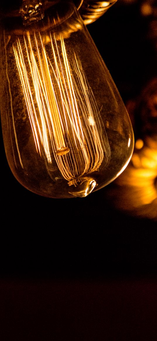 light bulb, incandescent lamp, electricity, light, dark