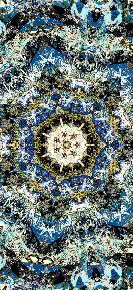 fractal, kaleidoscope, pattern, abstraction, motley