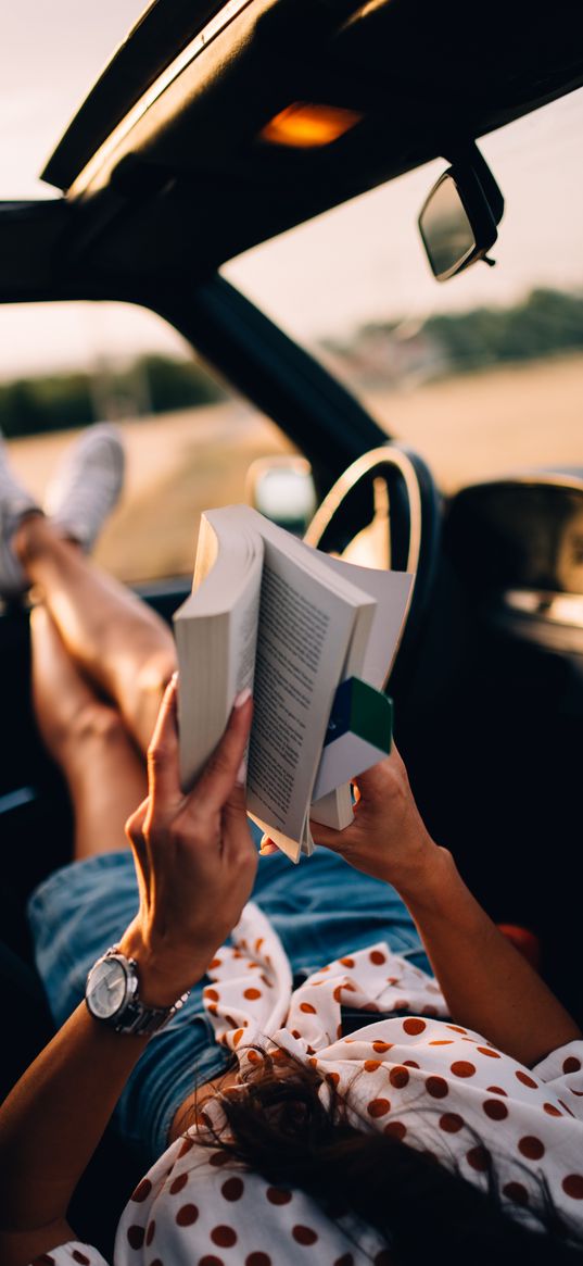 girl, book, machine, aesthetics