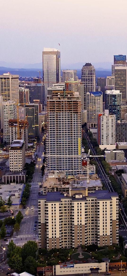 city, buildings, cityscape, architecture, aerial view