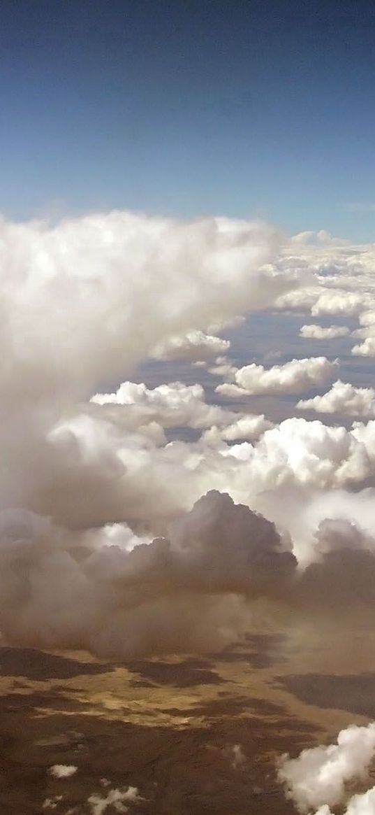 clouds, plumose, volume, height, sky