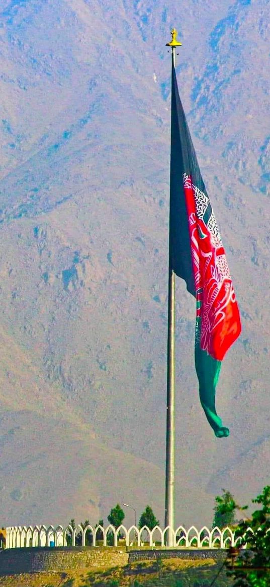 afghanistan, afghan, flag, kabul