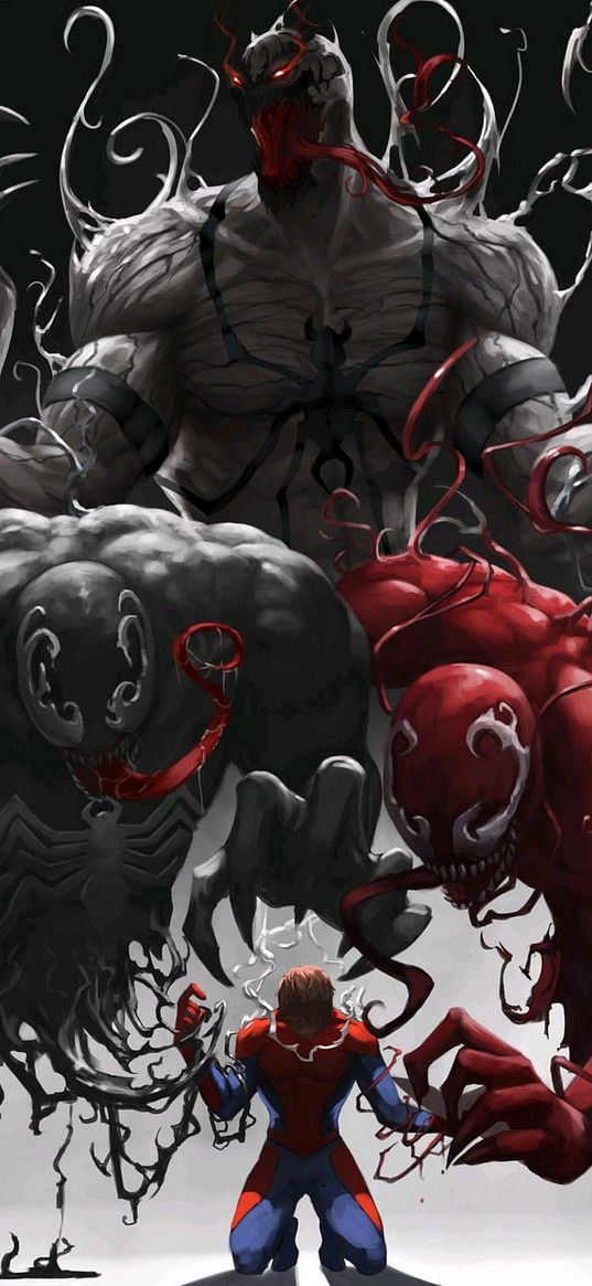 symbiote, carnage, venom, marvel