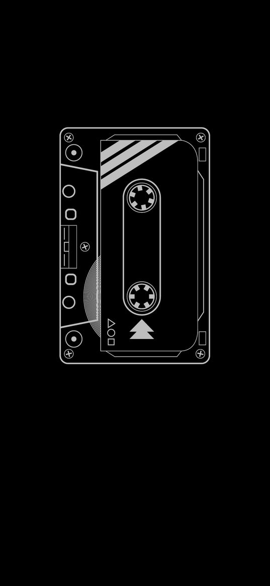 cassette, black background, art, subject