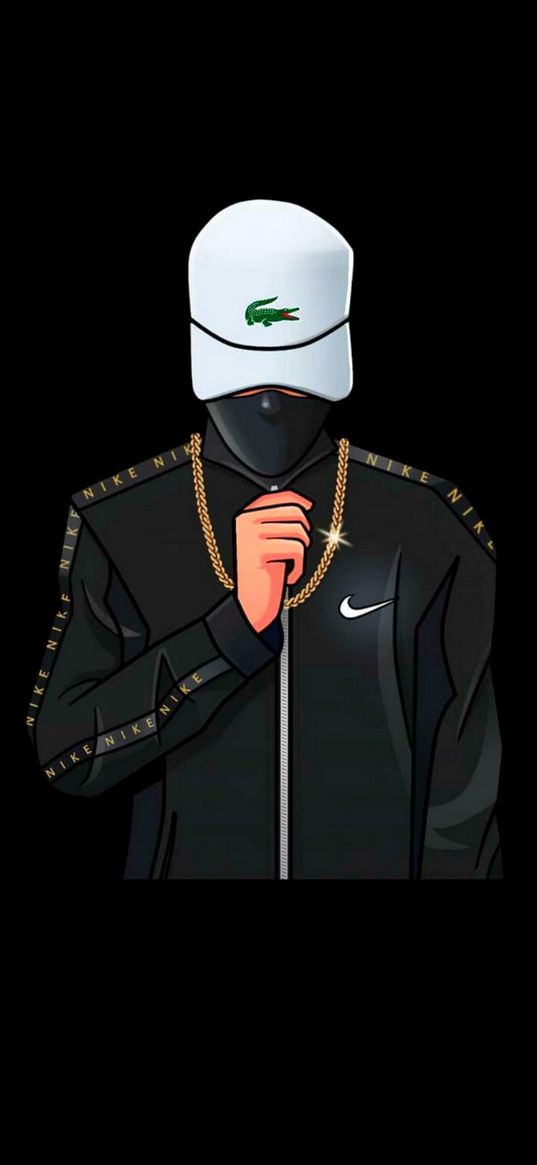 man, boy, black, lacoste, mask, cap