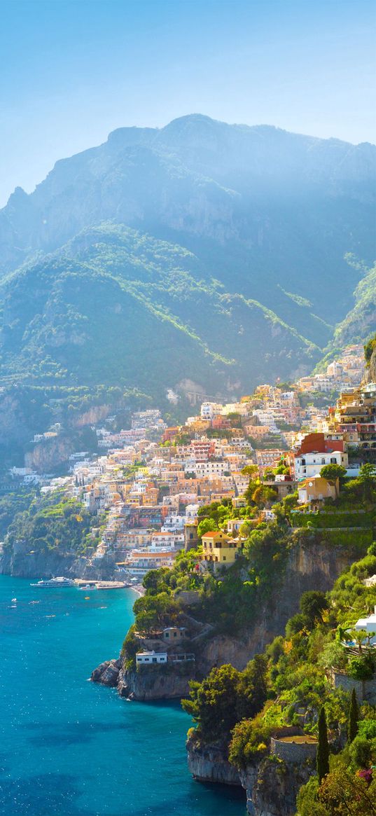 italy, coast, summer, sea