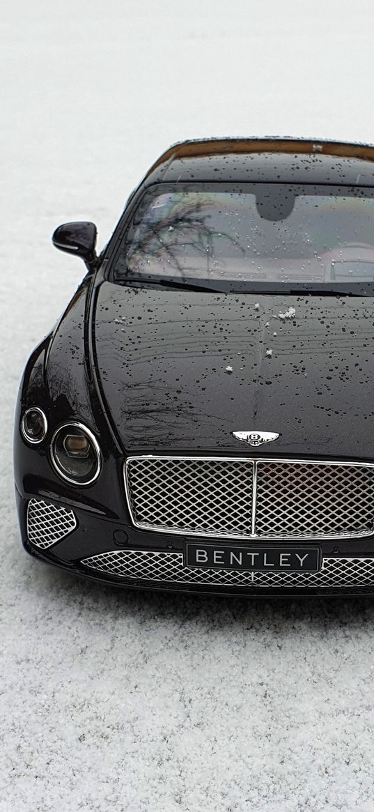 bentley continental, bentley, auto, luxury, black auto, snow, winter