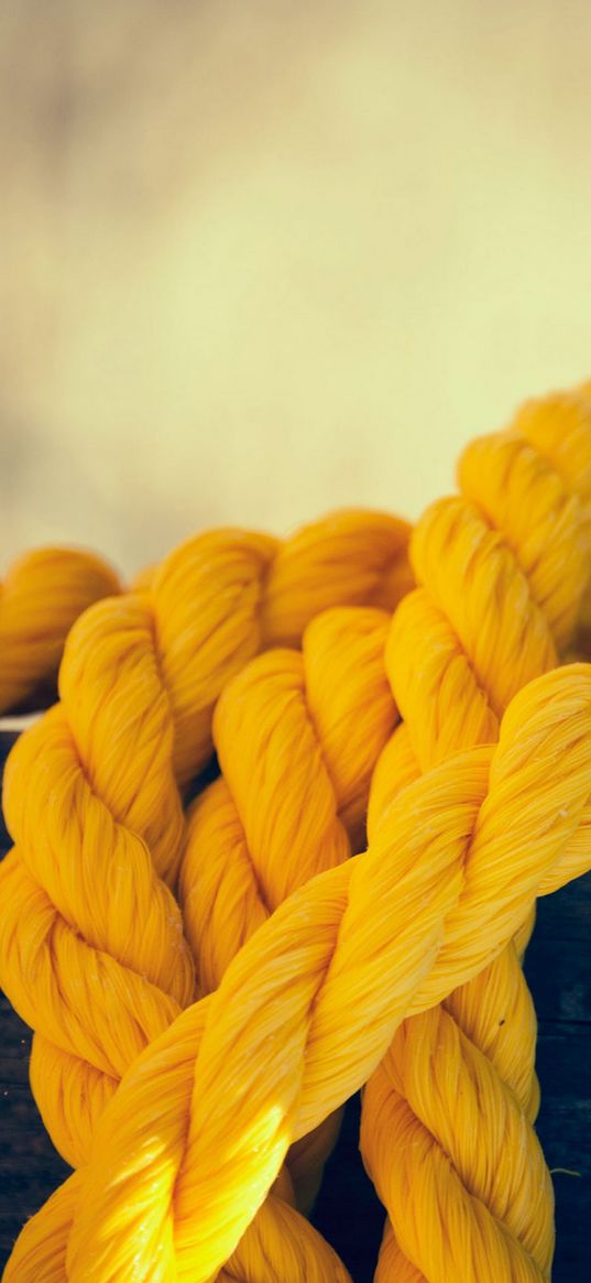 yarn, knot, yellow