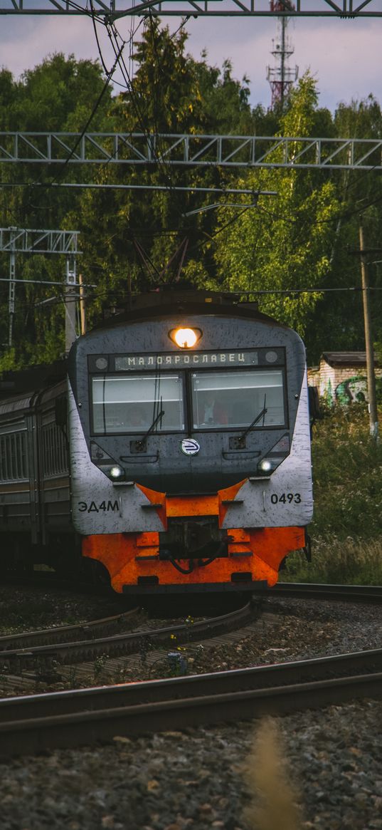 train, railroad, rails