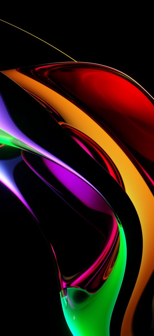 abstraction, glass, background, multicolored, color gradient