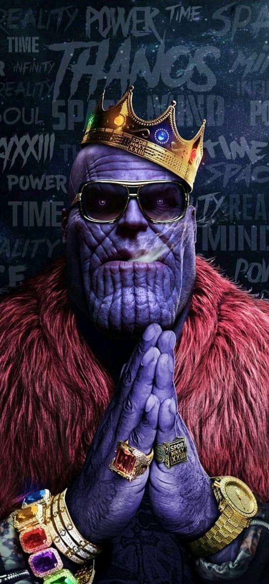 thanos, marvel, king, watch