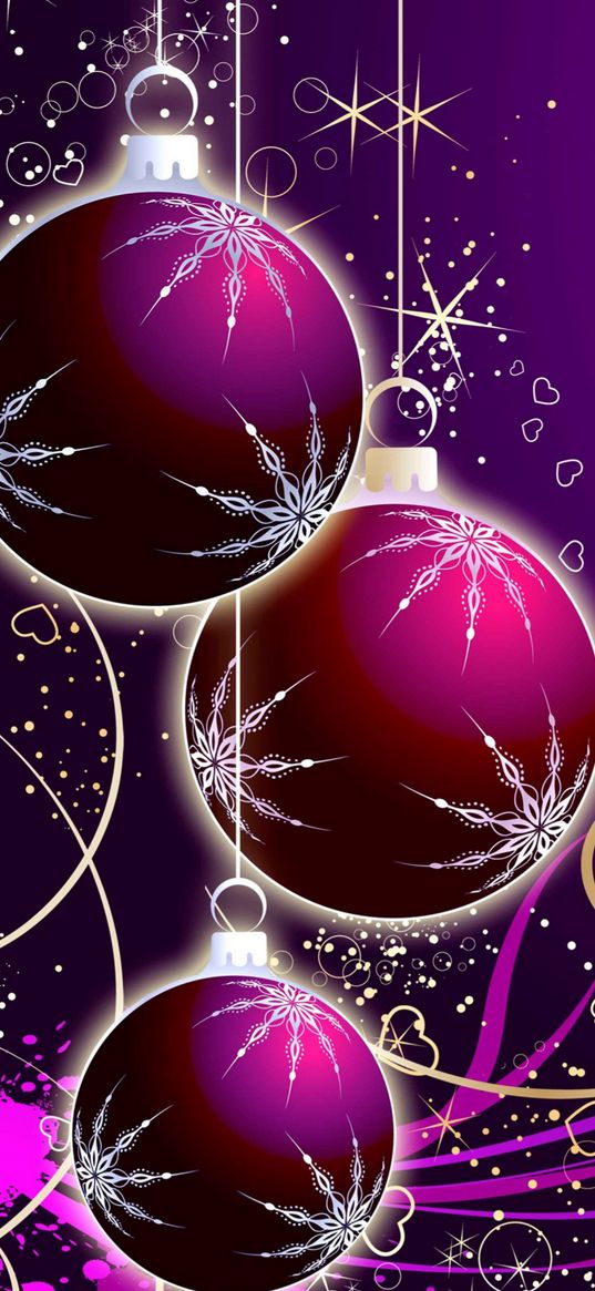 new year, christmas, balls, christmas decoration