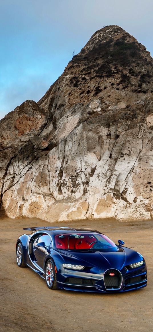 bugatti veyron, bugatti, auto, blue, mountains