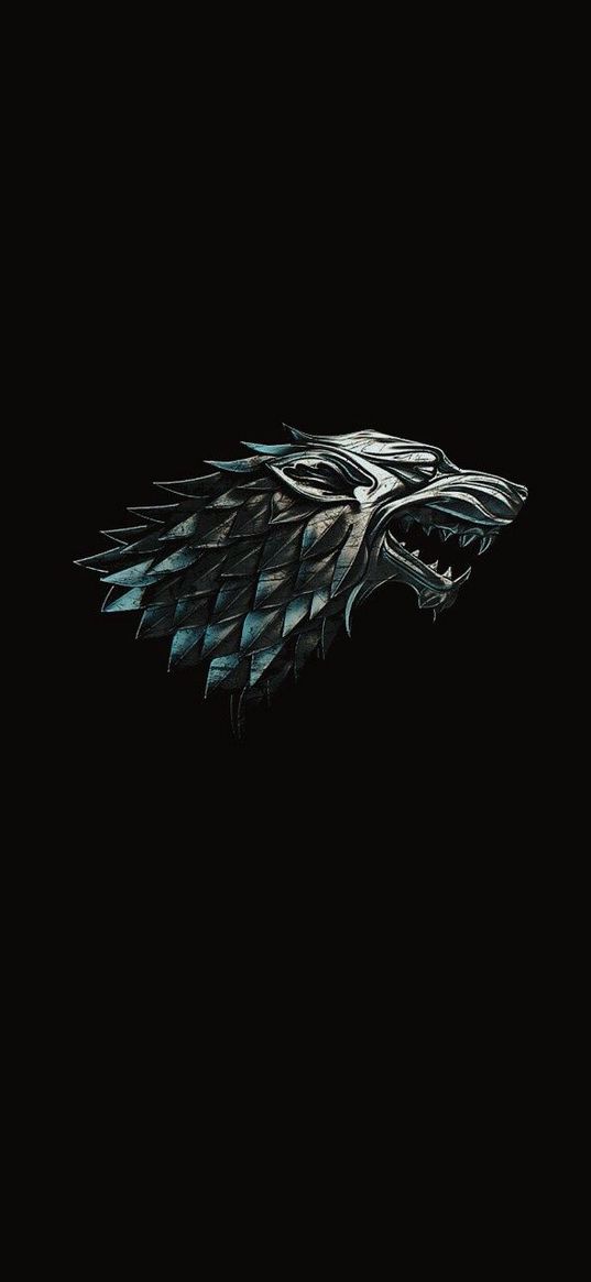 wolf, game of thrones, series, symbol