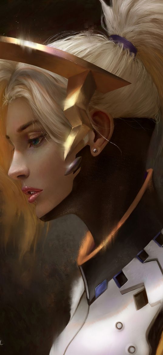 overwatch, mercy, face