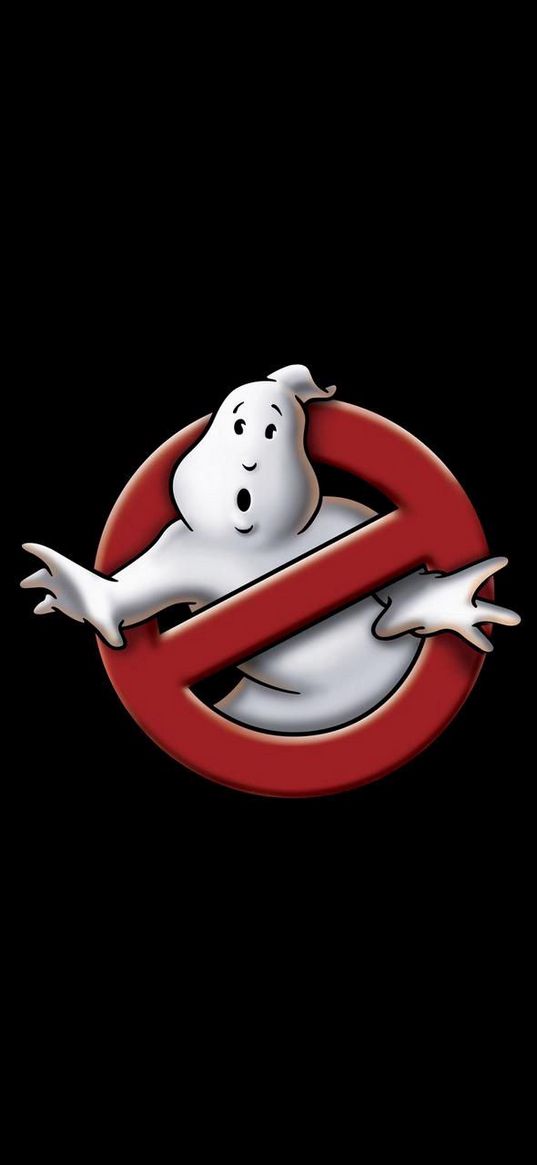 ghostbusters, emblem, black