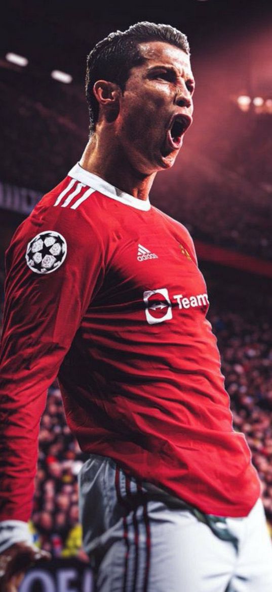 cristiano, player, football, person, red, cristiano ronaldo