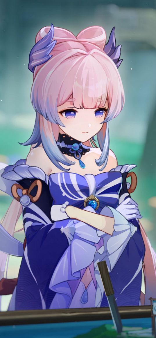 genshin impact, kokomi, game, anime