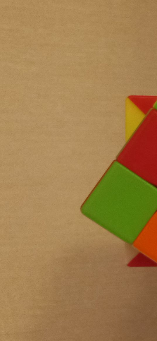 rubik's cube, puzzle, color, square