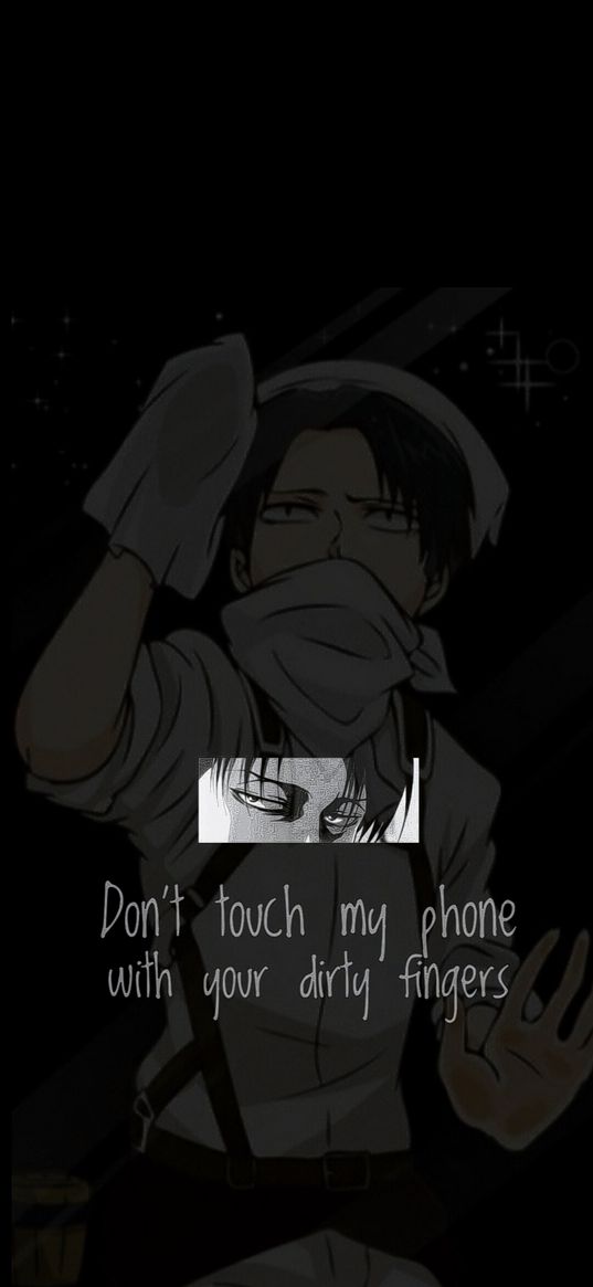 rivai, levi, don't touch phone