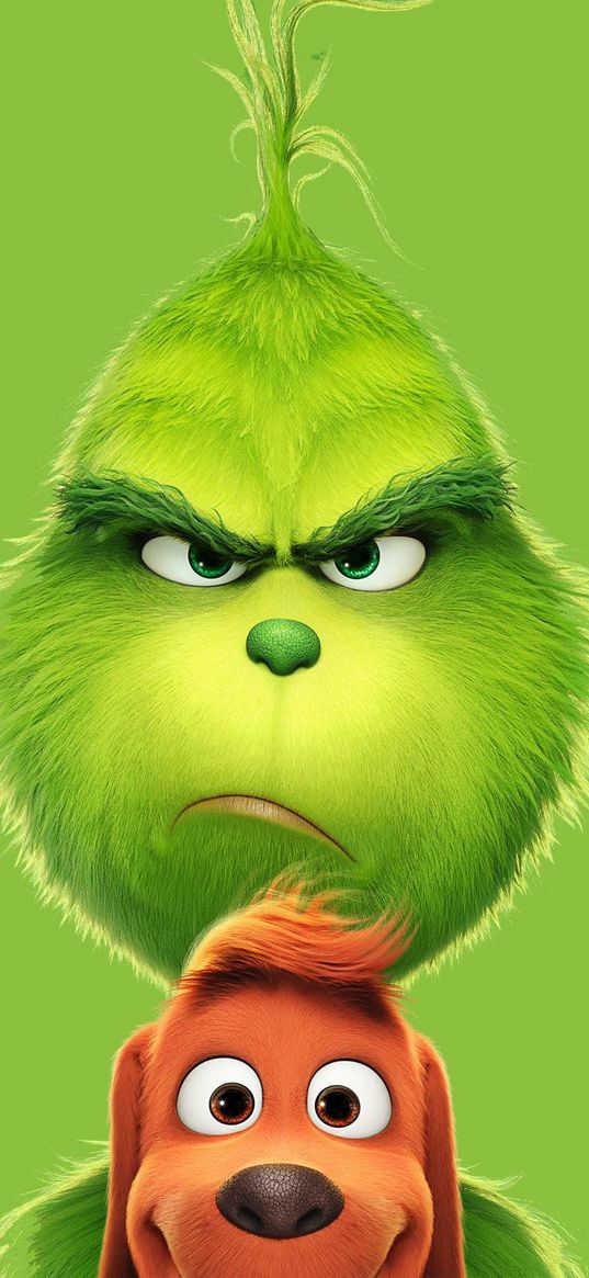 grinch, dog, cartoon, animation, green