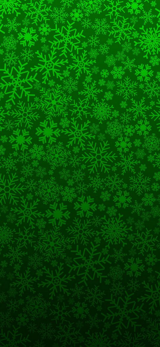 texture, snowflakes, green background