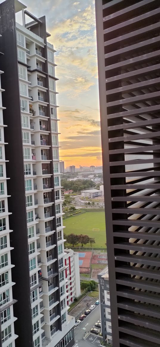 sky, sunrise, malaysia, building