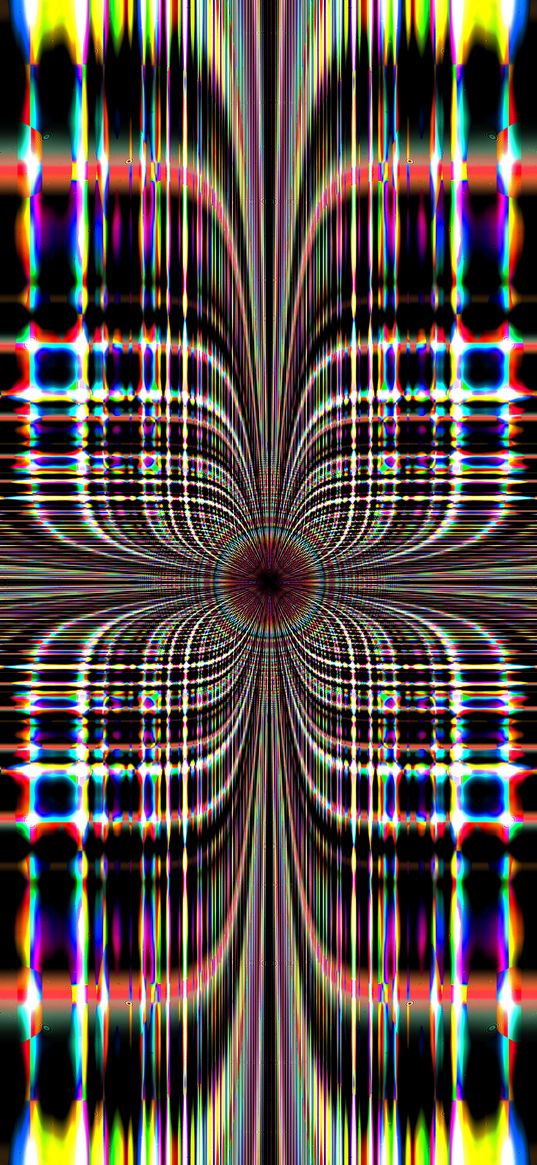 fractal, lines, optical illusion, abstraction