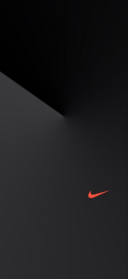 nike, emblem, logo, black background