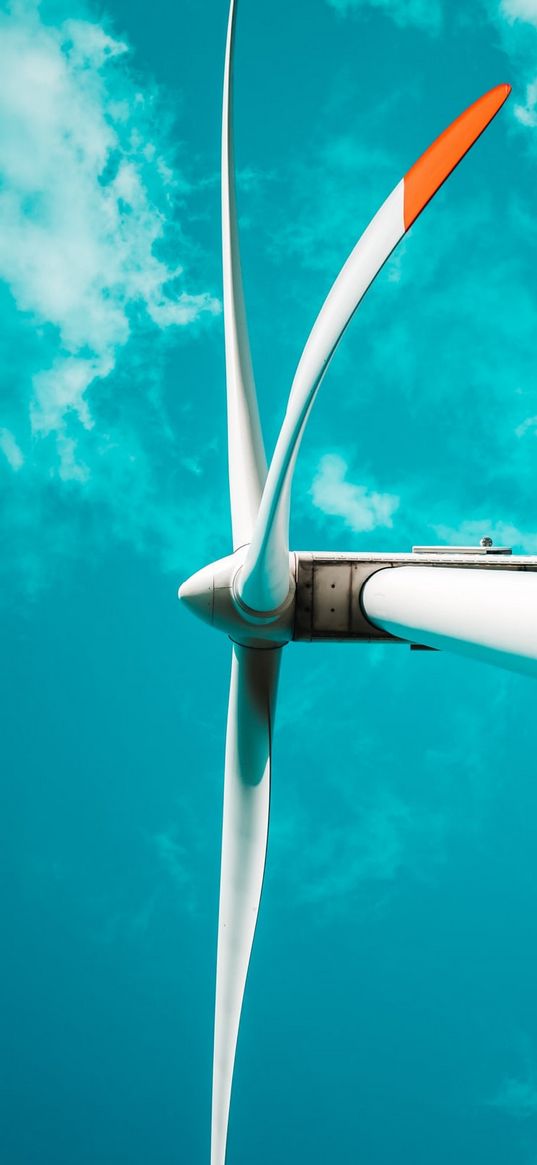 propeller, sky, turquoise, bottom view