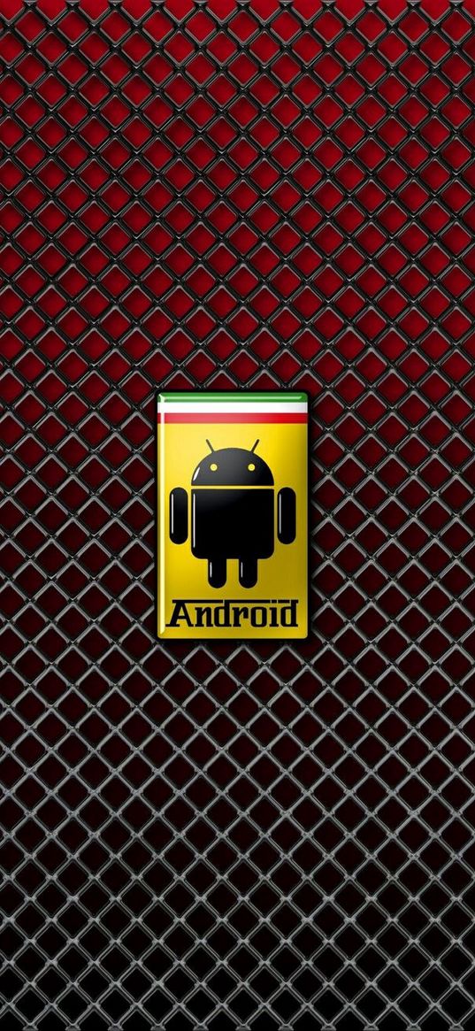 android, ferrari, logo