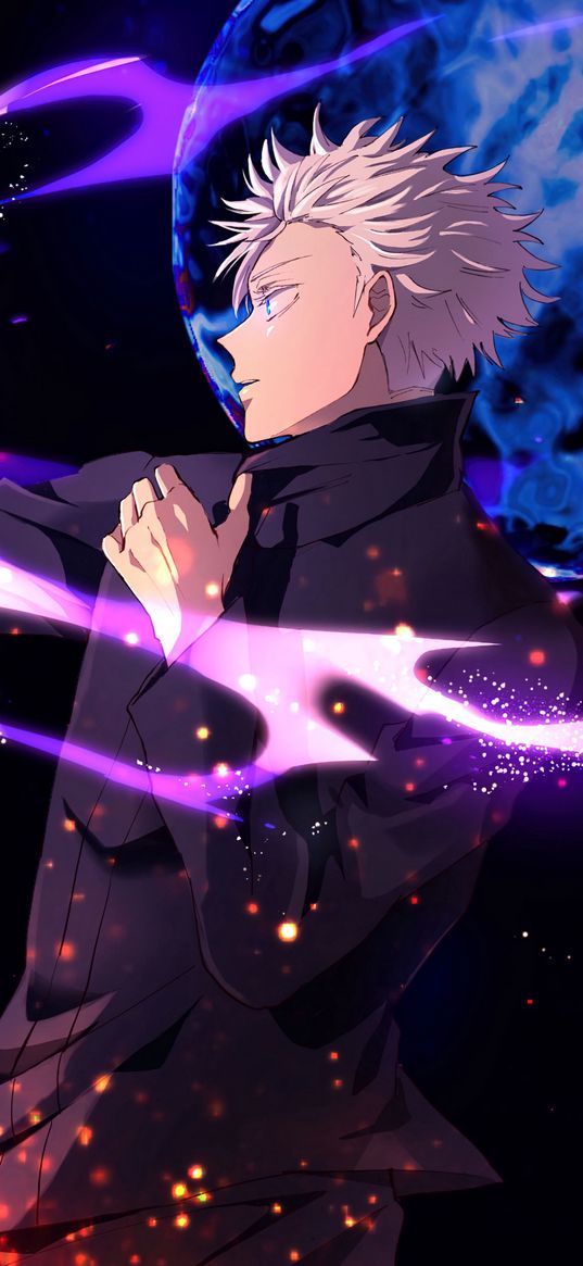 anime, art, hd, jujutsu kaisen, satoru gojo