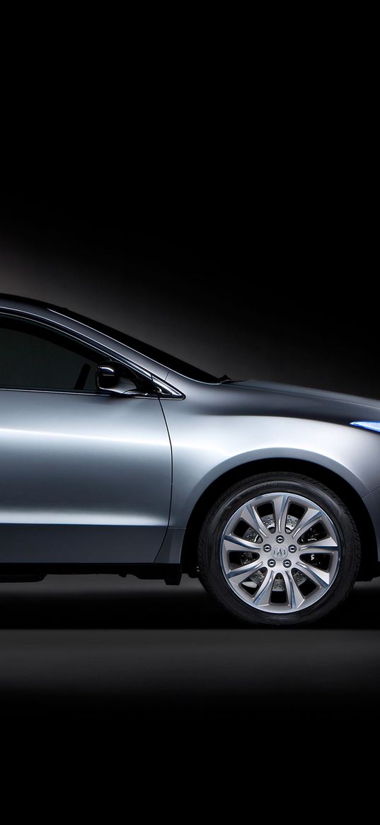 acura, zdx, 2009, concept, gray, dark