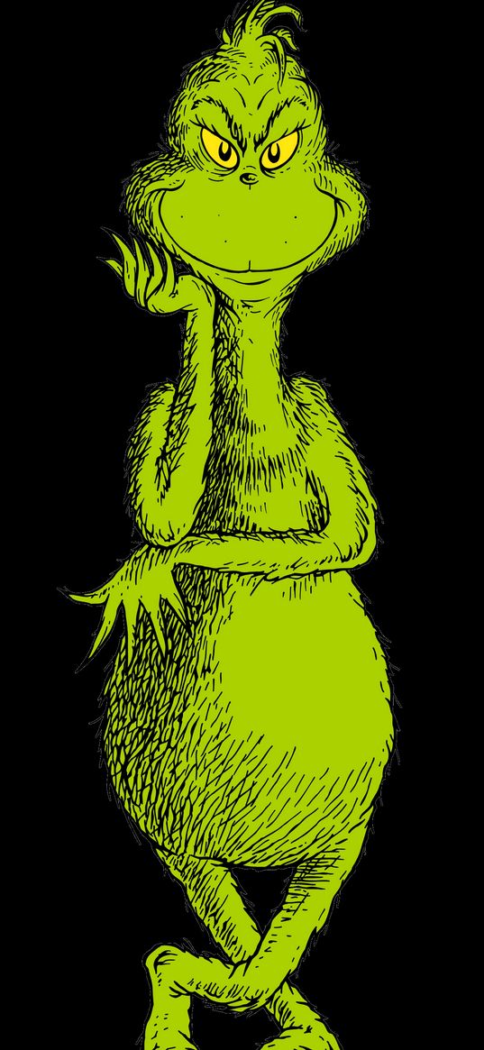 grinch, character, black